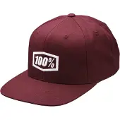 100% Icon Snapback Cap Maat