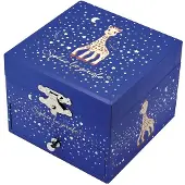 Sophie de Giraf Muziekdoosje Stars - Baby muziekdoos - Kraamcadeau - Babyshower cadeau - 10.5x10.5x8.5 cm - Glow in the dark