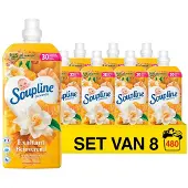 Soupline 8x Wasverzachter - 60sc1,28L - betoverend - mandarijn & vanille