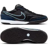 Nike Tiempo Street Gato Straatvoetbalschoenen Zwart Obsidian Lichtblauw
