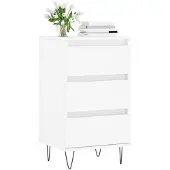 vidaXL Dressoir 40x35x70 cm bewerkt hout wit