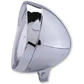 Highsider 6 1/2 Cruiser chroom koplamp met schaduw