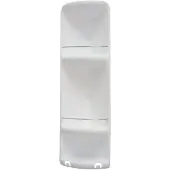 Gedy Caesar Badkamerhoekrek met 3 niveaus 22,6x71x16cm, ABS/wit