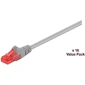 Microconnect netwerkkabel: UTP CAT6 5M GREY 10 PACK