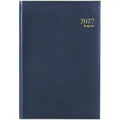 Brepols Minister Lima dagagenda met uurindeling 2027 blauw (1 dag per pagina) 6-talig