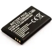 Nokia MicroSpareparts Mobile - Batterie - für Nokia 10X, 111, 12XX, 130, 16XX, 1800, 20X, 215, 222, 27XX, 31XX, C1,