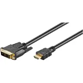 Microconnect HDMI - DVI-D (7m) 7m HDMI DVI-D Zwart
