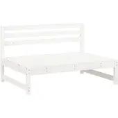 vidaXL Tuinmiddenbanken 2 st 120x80 cm massief grenenhout wit