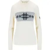 Dale of Norway Falkeberg Baselayer Half zip, thermisch ondergoed, dames, wit