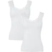 Pieces Top 'PCBARBERA LACE' wit