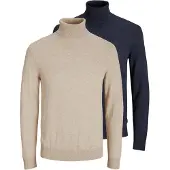 Jack & Jones Trui 'Emil Knit' beige gemêleerd