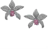Avant Garde Oorbellen 'Florielle' zilver