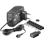 CoreParts PETRAVEL30, voor PC/server, 1,5 A, 18 W, zwart, 50 g, 97 mm