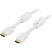Deltaco HDMI-1020A - HDMI med Ethernet (2 m, HDMI), Videokabel