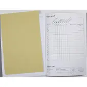 Herlitz werkschrift, A4-formaat, geruit/gelinieerd 40 regels