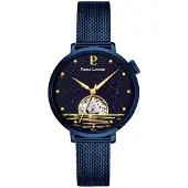 Pierre Lannier Analoog horloge '- Automatic watch Australe - Automatic watch movement - Watch case width: 35 mm' blauw