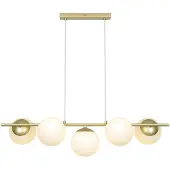 Nordlux Lilly LED Hanglamp | 5x E14 Max 10W | Dimbaar | Messing