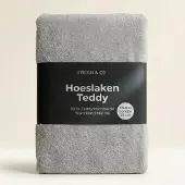Fresh & Co Hoeslaken Teddy - Lichtgrijs 140 x 200 cm