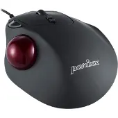 Perixx PERIMICE-517 D Trackball USB Laser Zwart 7 Toetsen 400 dpi, 1000 dpi Ergonomisch, Geïntegreerde trackball