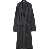 GOBI Cashmere Badjas lang 'Men's Cashmere Robe' antraciet