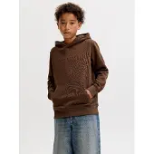 Jack & Jones Kids Junior Sweatshirt 'JJEStar' bruin / zwart
