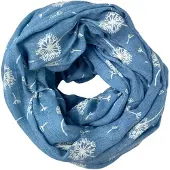 Kumixi Tunnelsjaal 'Löwenzahn' smoky blue