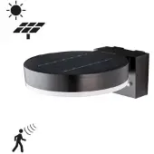 Leds Light LED buitenlamp op zonne-energie met 2 sensoren - Draadloos - Zwart