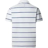 Hackett London Heren HS Stripe polo wit (XXL), Sportief, Katoen, Korte mouwen HM5600117