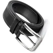 INF Stijlvolle leren riem - 120cm Black