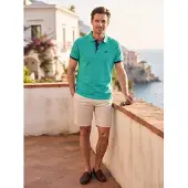 Rusty neal heren polo marine korte mouw knoopsluiting