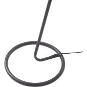 LINDBY Vloerlamp Elira , zwart, Woon-/ Eetkamer, metaal, Modern, vloerlamp