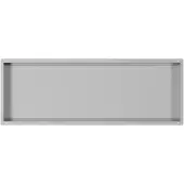 Guido Gusto RVS Inbouwnis met tegelflens 30x90x10cm