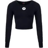 Pure Vrouwen, Sportief shirt, Sportief shirt met lange mouwen voor vrouwen (L), Zwart, L