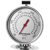 Westmark Oventhermometer, meetbereik: 50 °C tot 300°C/122°F tot 572°F, roestvrij staal, zilver/rood, 12902260
