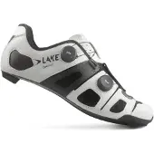 Lake CX242 Schoenen voor op de weg Wit/Zwart || Maat: 41.1/2