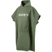 Zone3 Microfibre Junior Poncho Groen