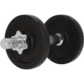 Endurance Dumbbell stang 'Dumbell 10 kg' zwart / zilver