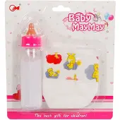 Toys Amsterdam Speelset Baby Maymay Meisjes Wit/roze 2-delig