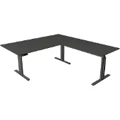 Kerkmann - Hoekbureau Move-3 elegant antraciet 200x220cm elektrisch verstelbaar