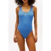 Tommy Hilfiger Scoop Back One Piece Copenhagen Blue Maat: L | Badpakken Outlet | Dames | Blauw