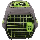 M PETS M.PETS ECO GIRO Cat Carrier - Plastic Cage - Size M - Gray