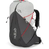 Rab - Trekkingrugzakken - Muon 40 Pewter/Graphene voor Unisex - Grijs