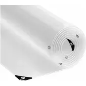 vidaXL Plantenafdekking met zeilringen 2x5 m PVC