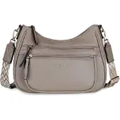 Bugatti schoudertas Mare 3.0 Crossbody Bag Taupe