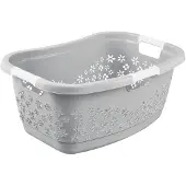 Keeeper Wasmand voor de strijkruimte Lasse 50 L – grijs, geperforeerd