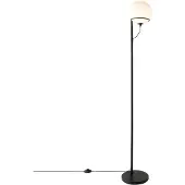 Nordlux Vloerlamp Wilson Zwart Met Wit
