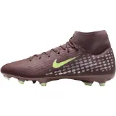 Nike Voetbalschoen chocoladebruin / limoen / grijs