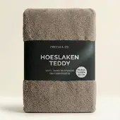 Fresh & Co Hoeslaken Teddy - Taupe 80/90 x 200 cm