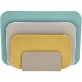 Mepal Snijplank set Choptima Ocean 35,5 x 26,5 cm (Set van 3 + houder)