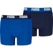 Puma boxershorts - blauw / donkerblauw (set van 2) Jongens Stretchkatoen - maat 134/140